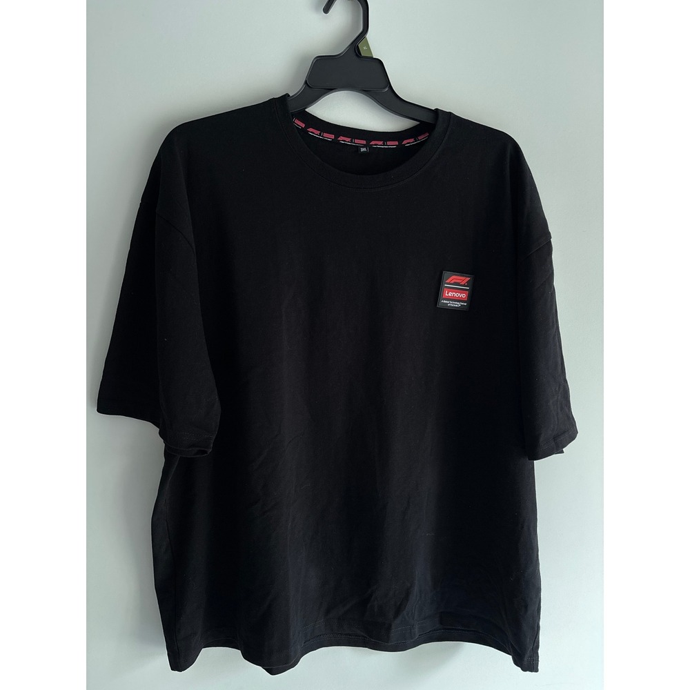Formula 1 Lenovo T-Shirt 3XL Black Racing Sportswear Official Partner Tee